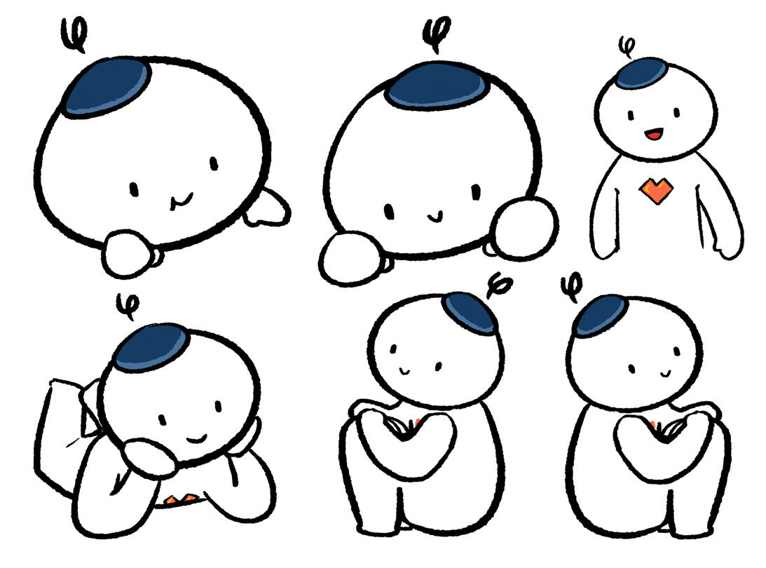 teka lang wait! katok ka muna | "20 Questions" (2022) – illustration team, rendered background colors