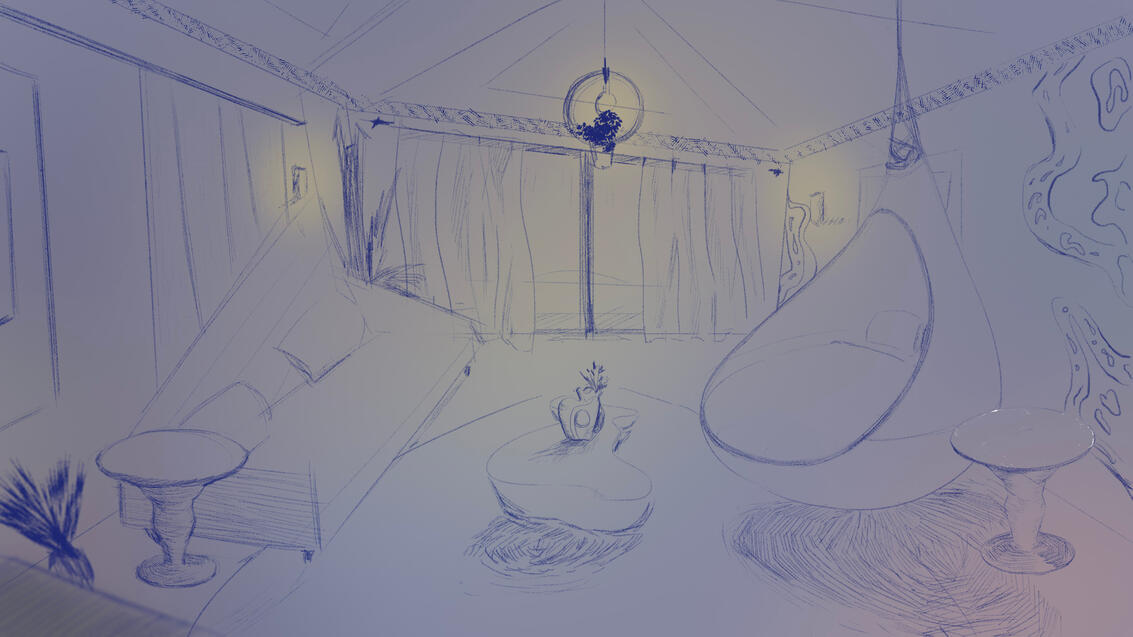 background as used in the final online screening of "20 questions" by juan ekis. production by ba communication arts students of up los Baños for play festival: "teka lang wait! katok ka muna" 2022